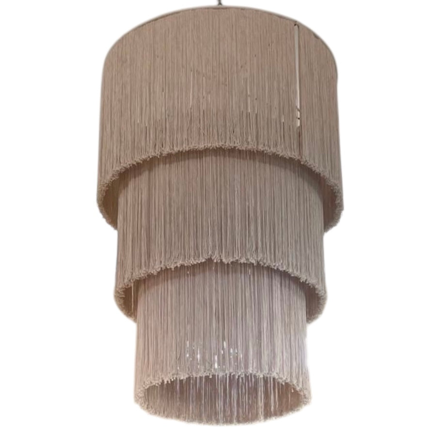 Pantalla pastel de macramé 2.10