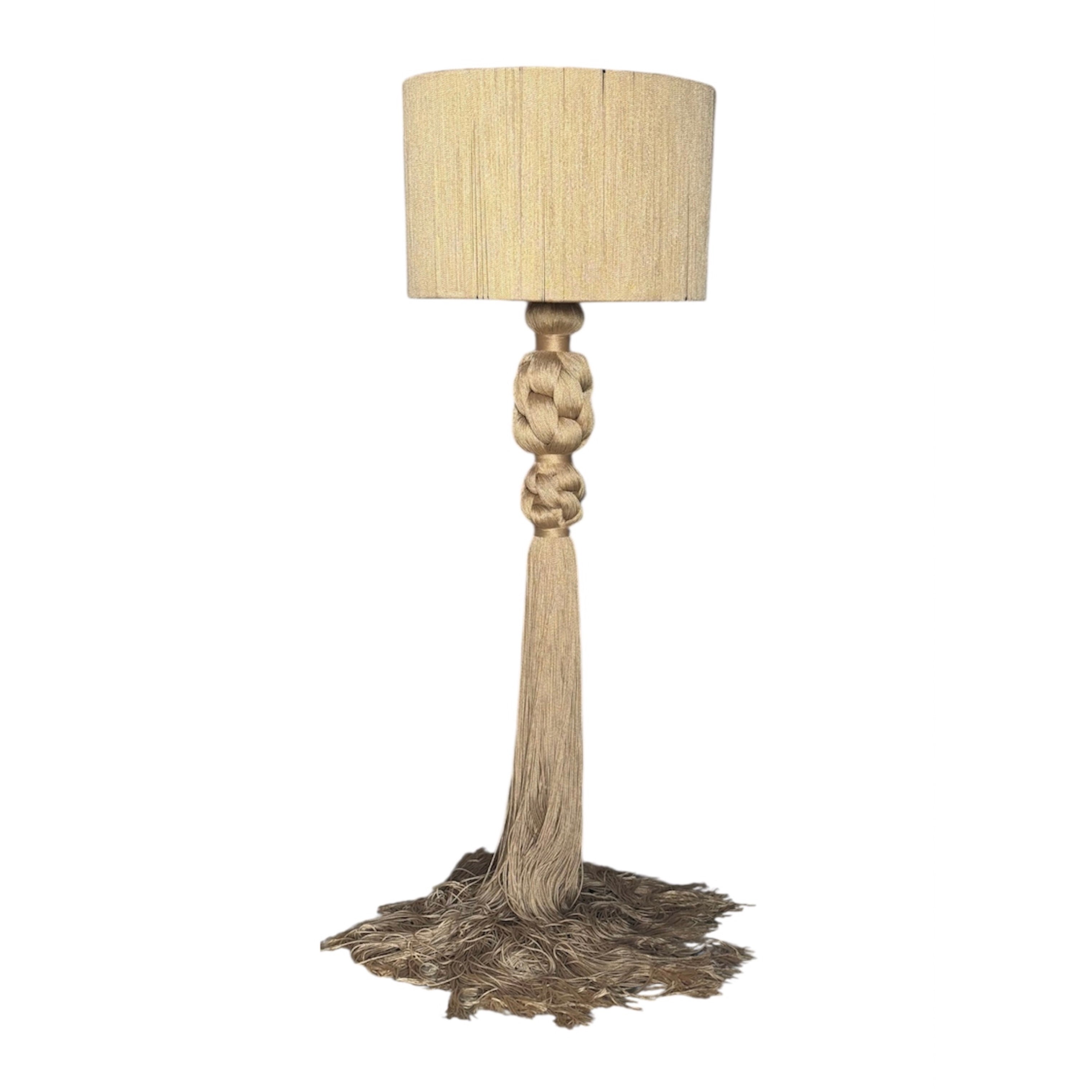 Lámpara de piso boho