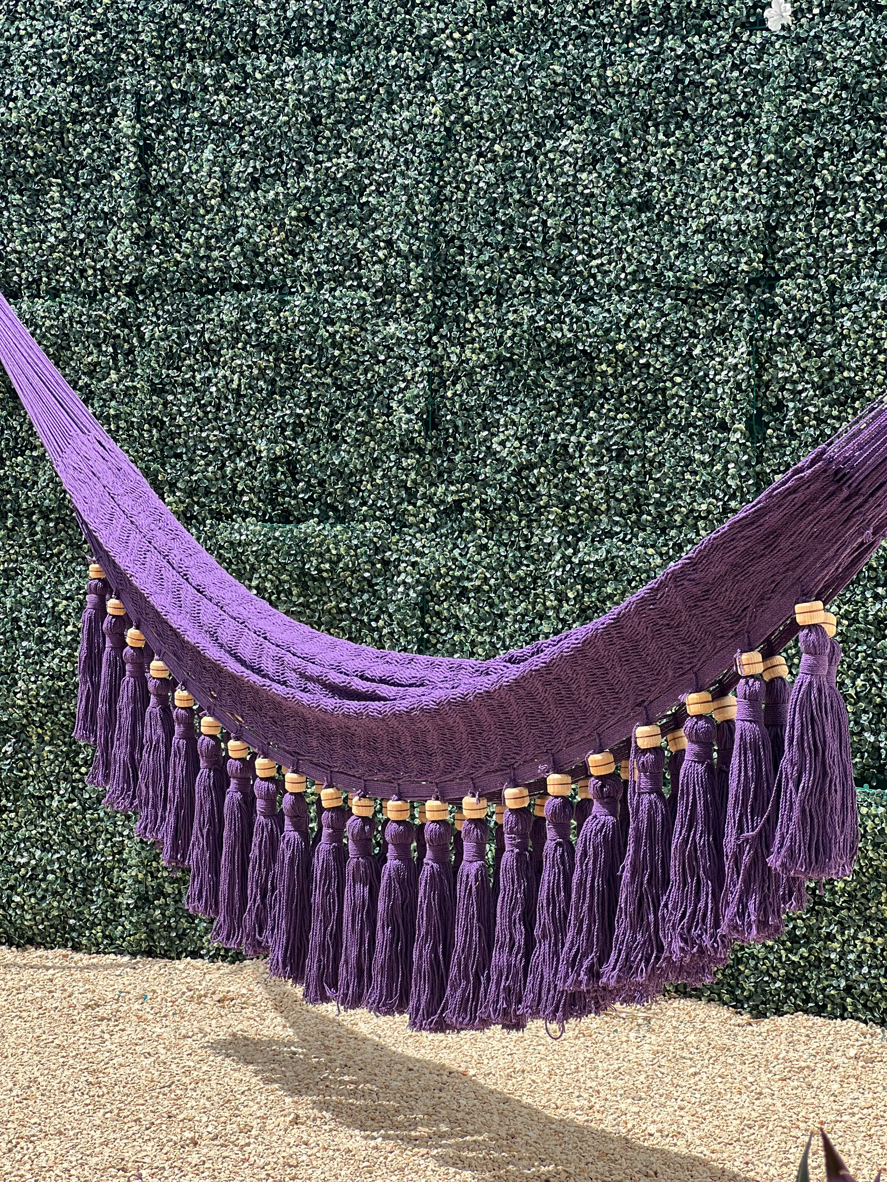 Hamaca yucateca con baleros