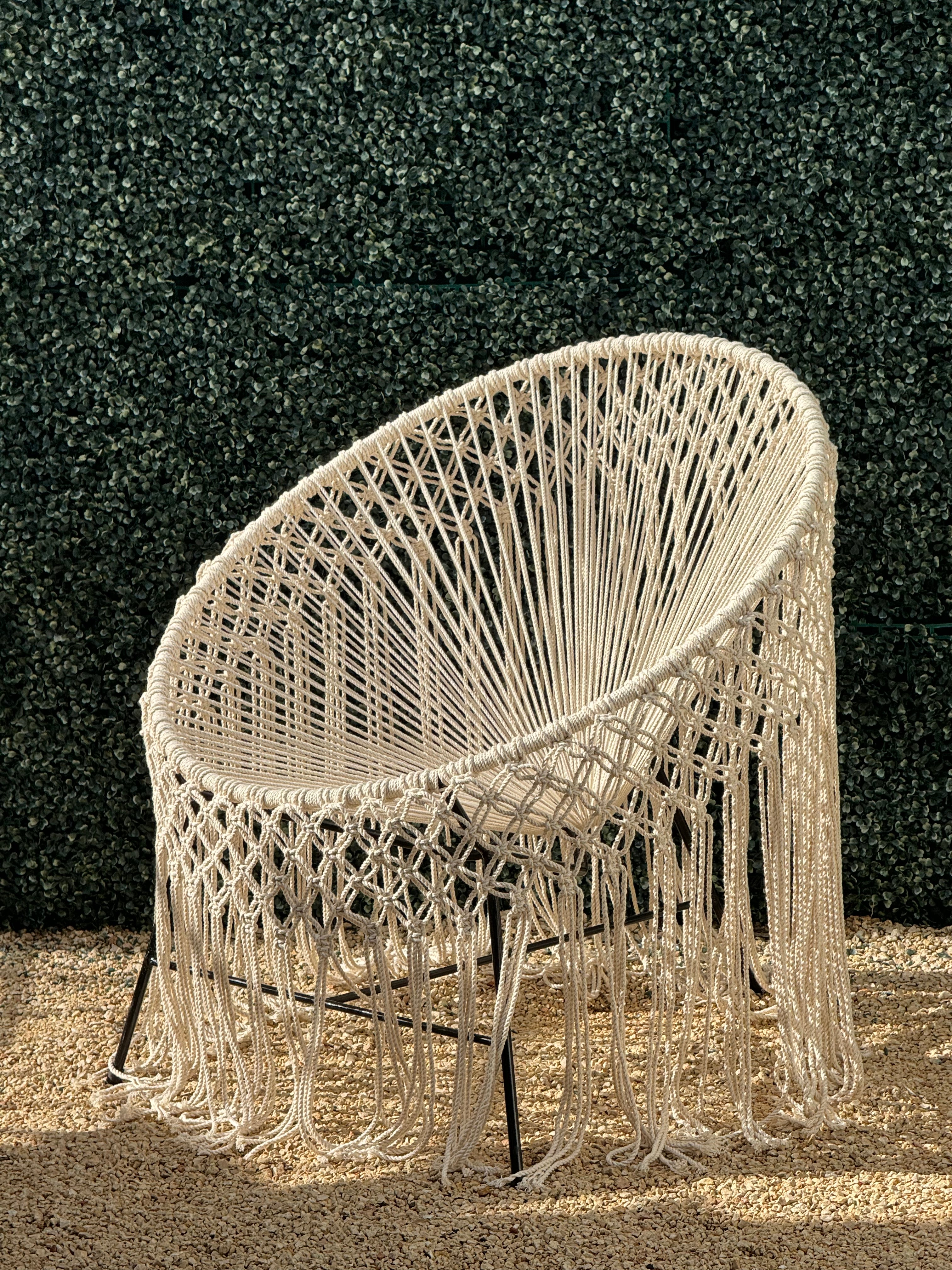 Silla Acapulco de algodón circular