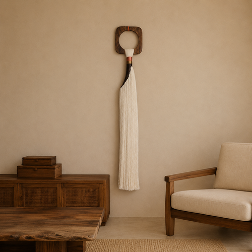 Aro decorativo de pared en algodón fino
