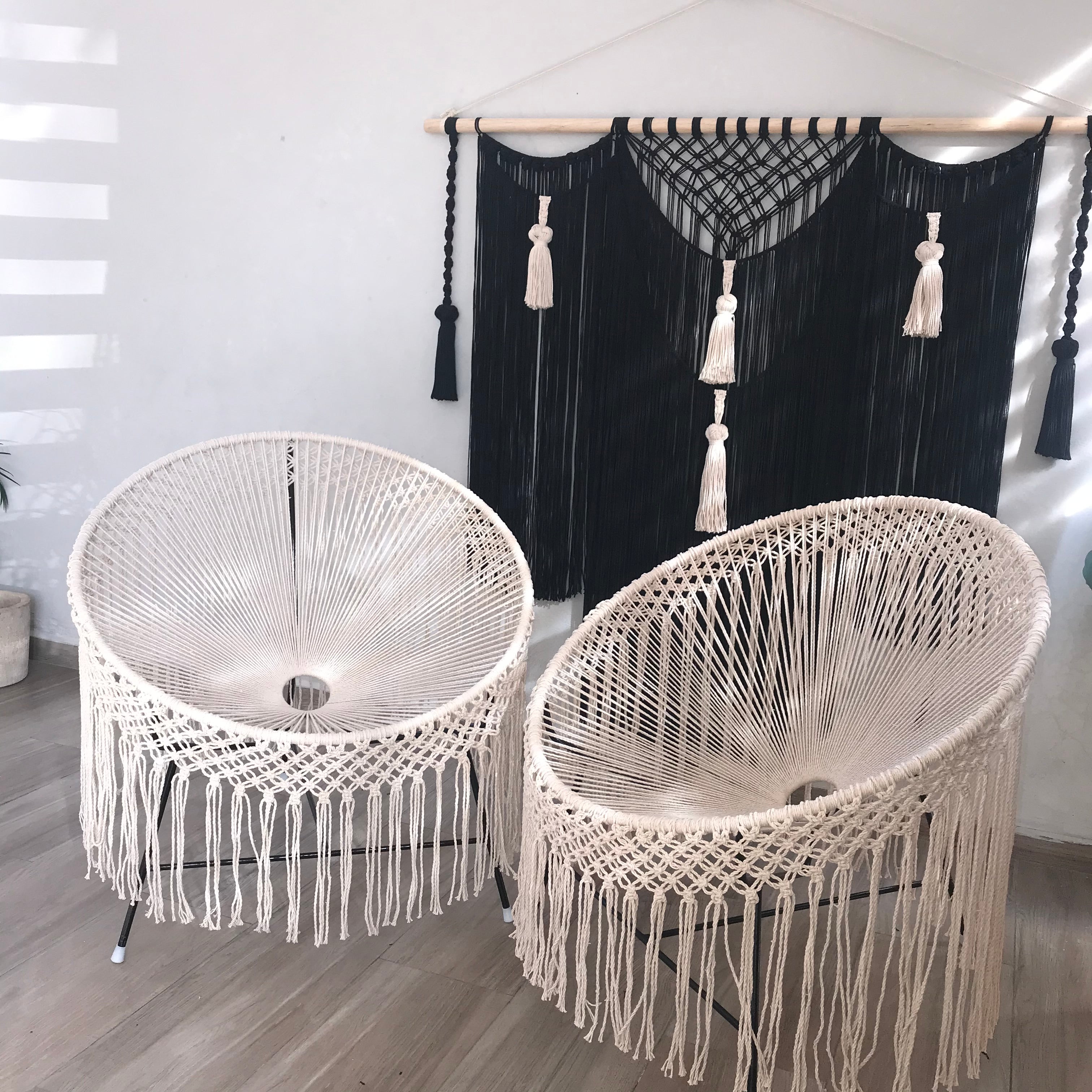 Silla Acapulco de algodón circular