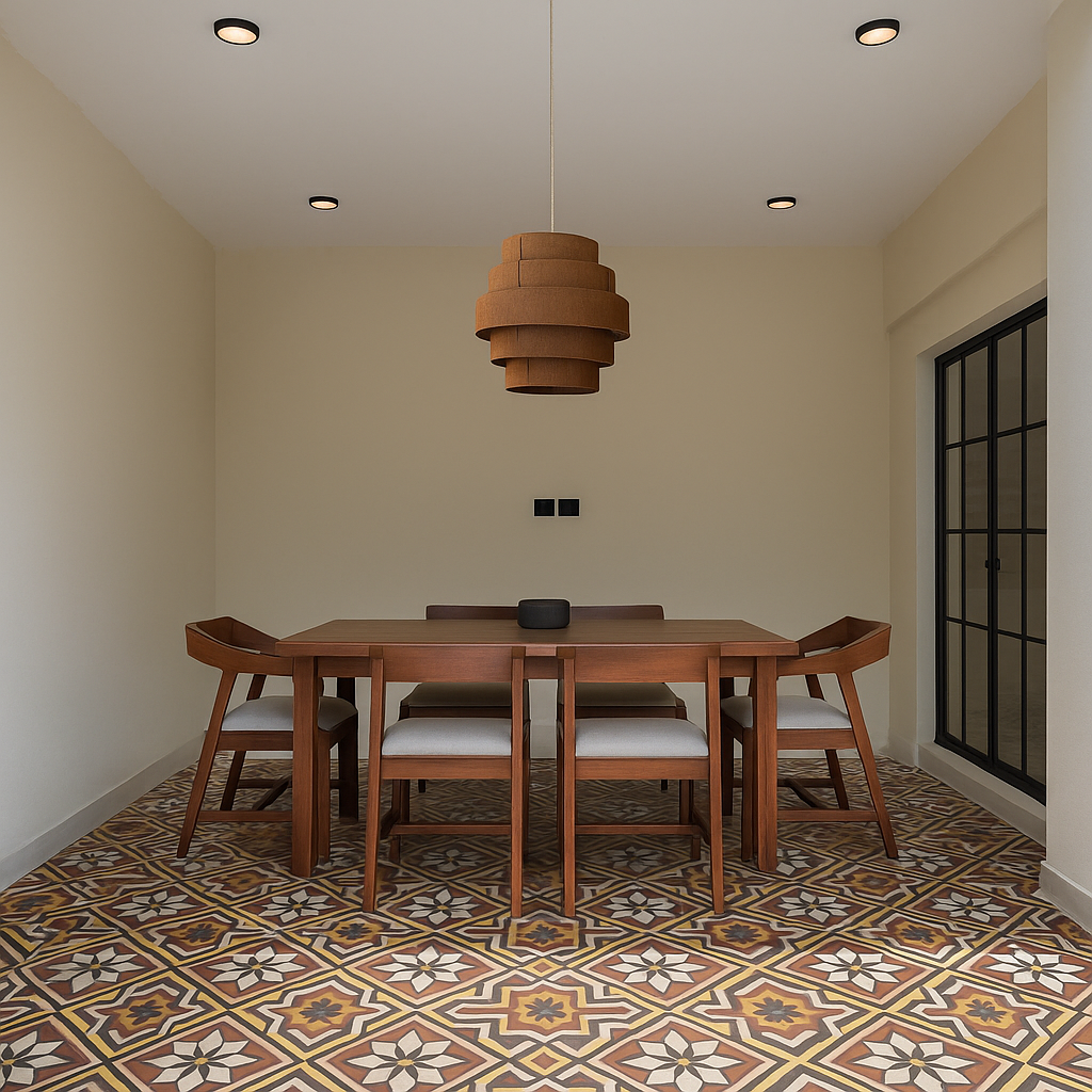 Pantalla colgante de macrame FLORISEA