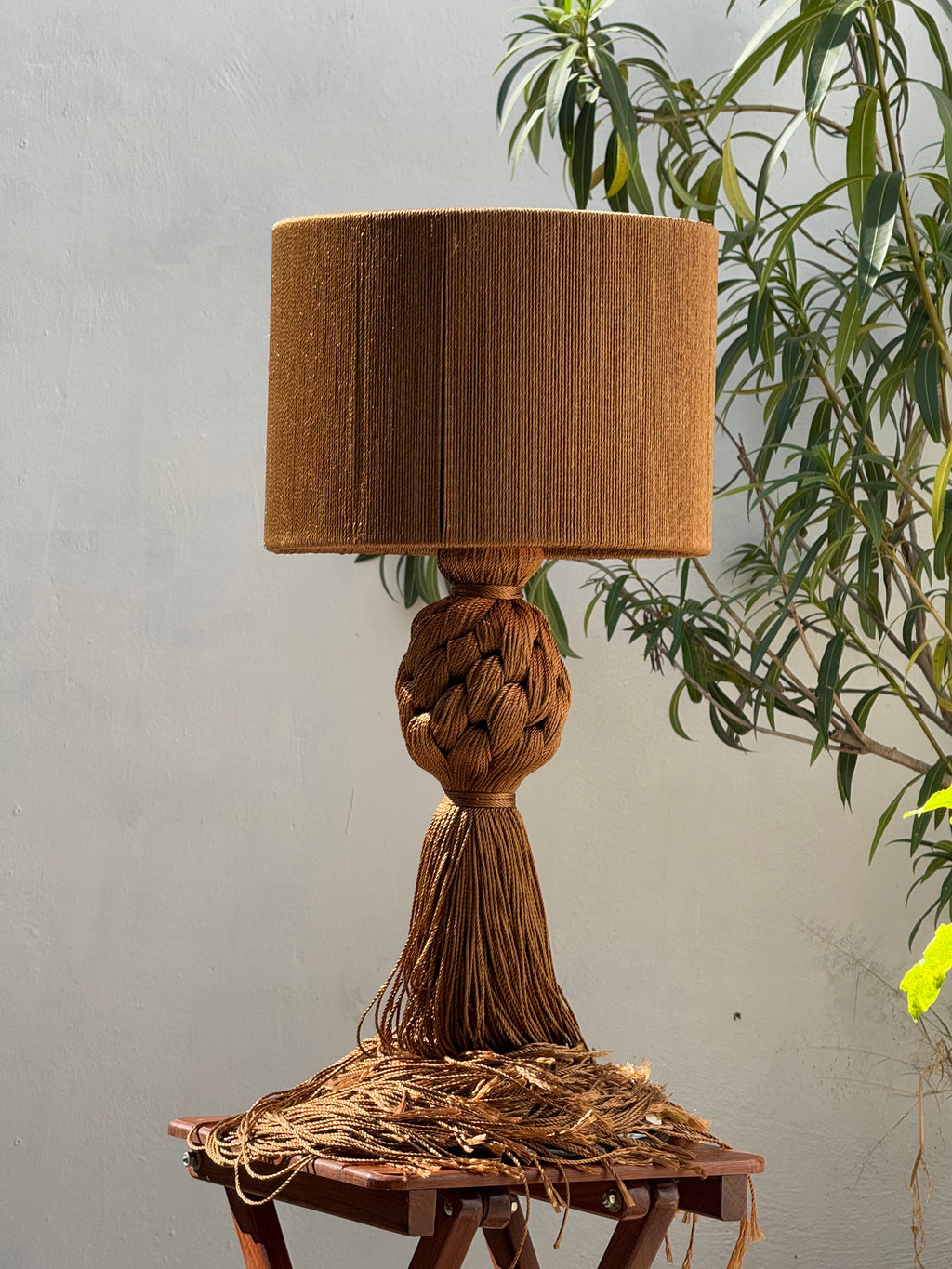 Honey comb nightstand lamp