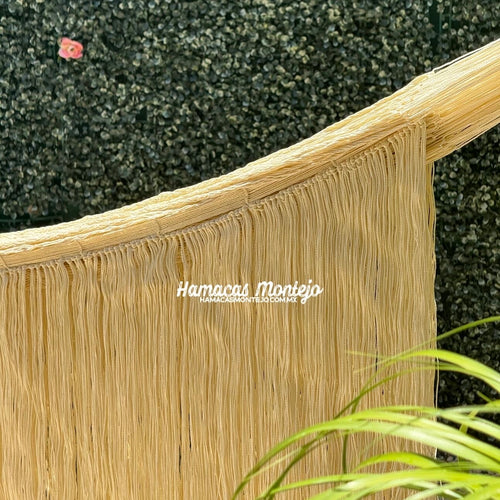 Outdoor thin-thread fringe hammock