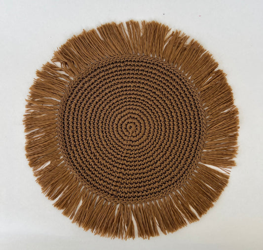 Mantel individual crochet