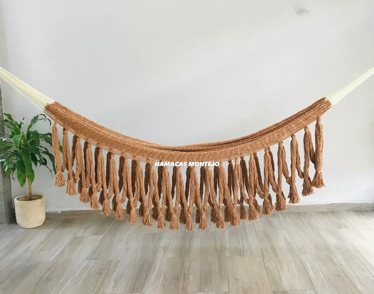Hamaca de algodón trenzada