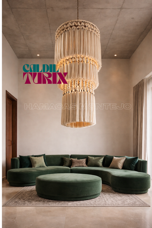 Candil colgante de algodón TURIX 2.40