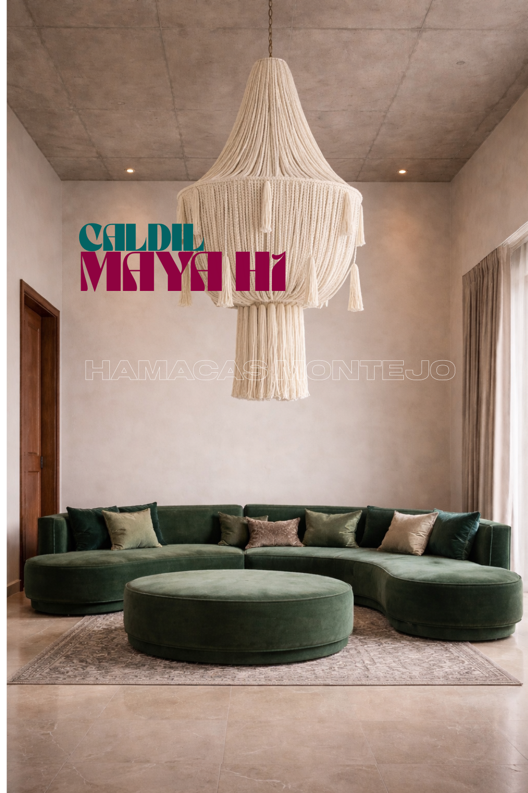 Candil colgante maya H1