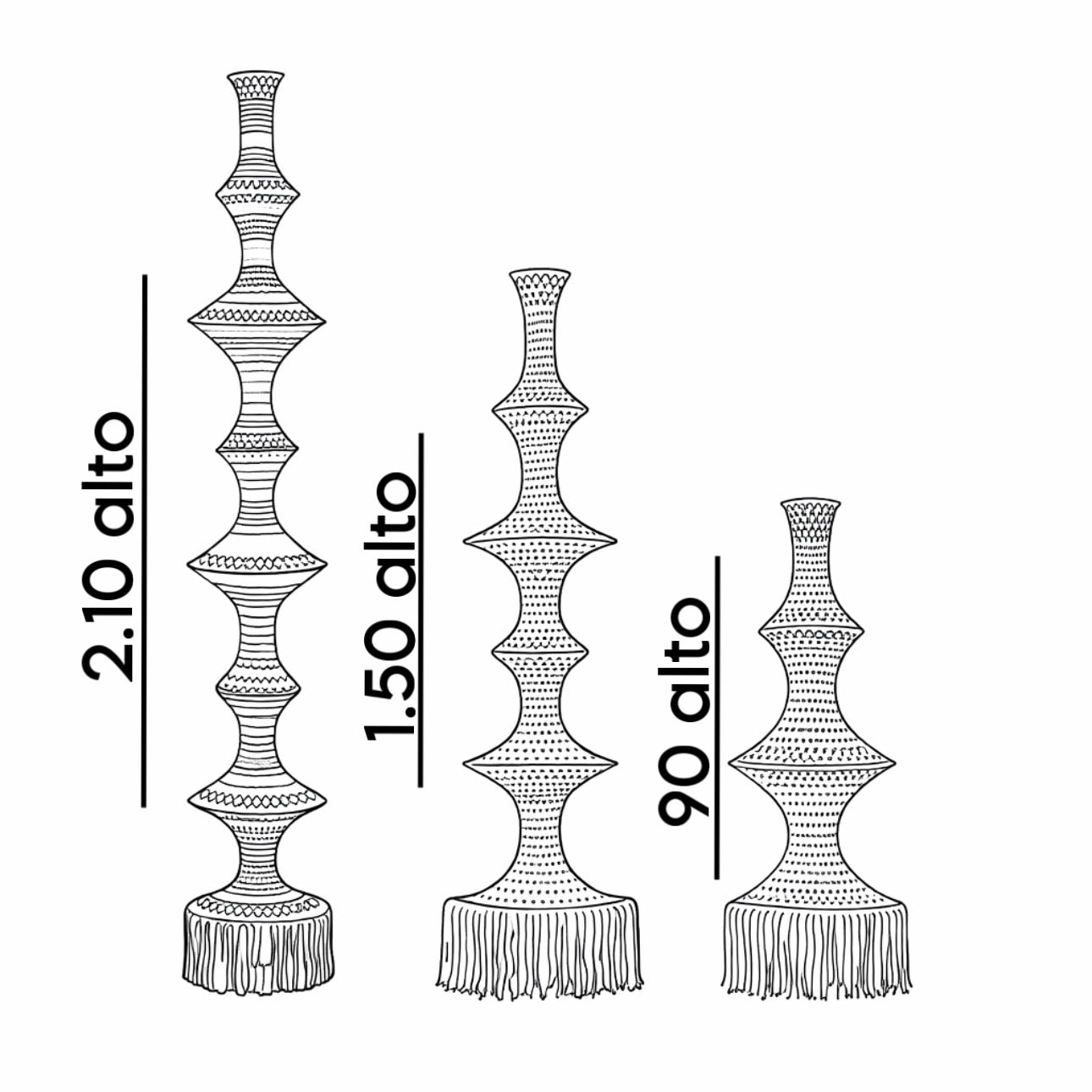 Lámpara crochet KINICH