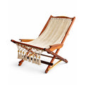 Woven rocking chair with bearings