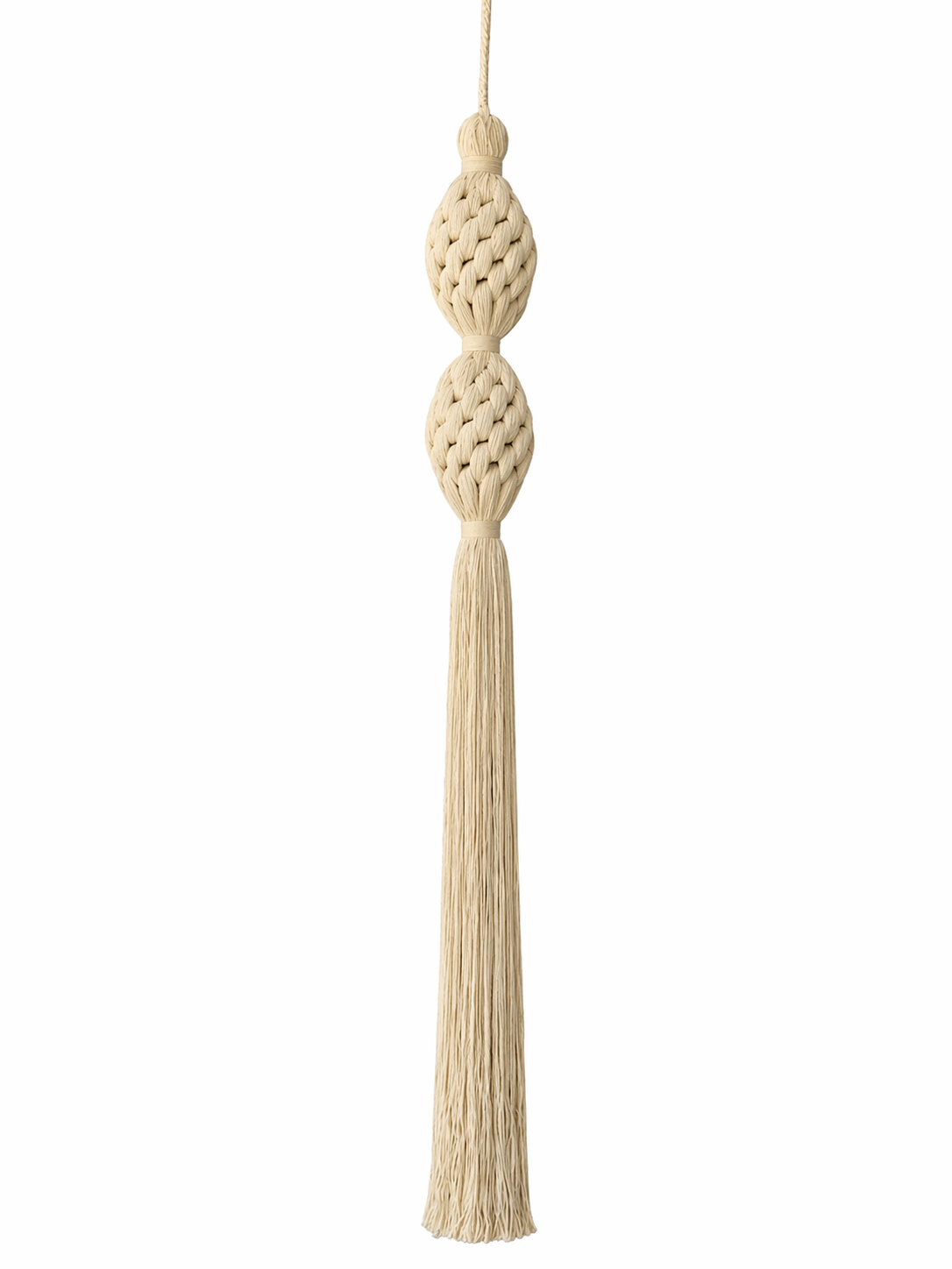 Decorative hanging honeycomb knot