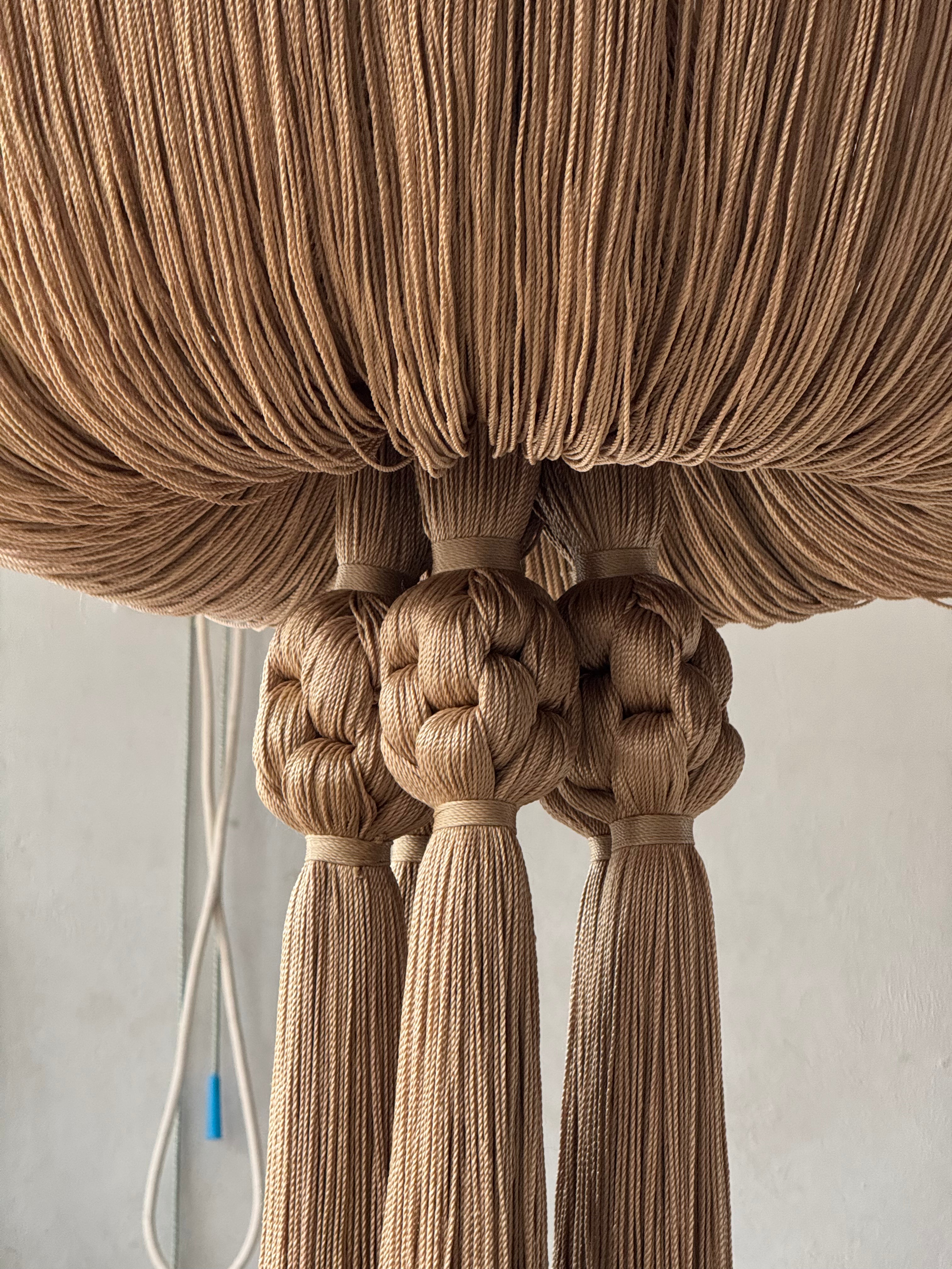 Pantalla de macramé baas turca