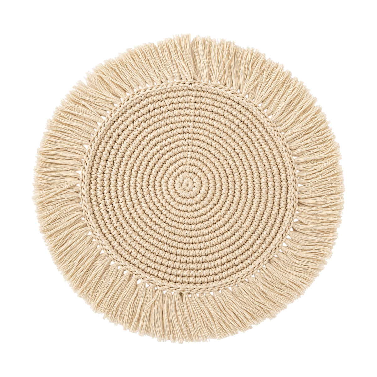 Crocheted placemat