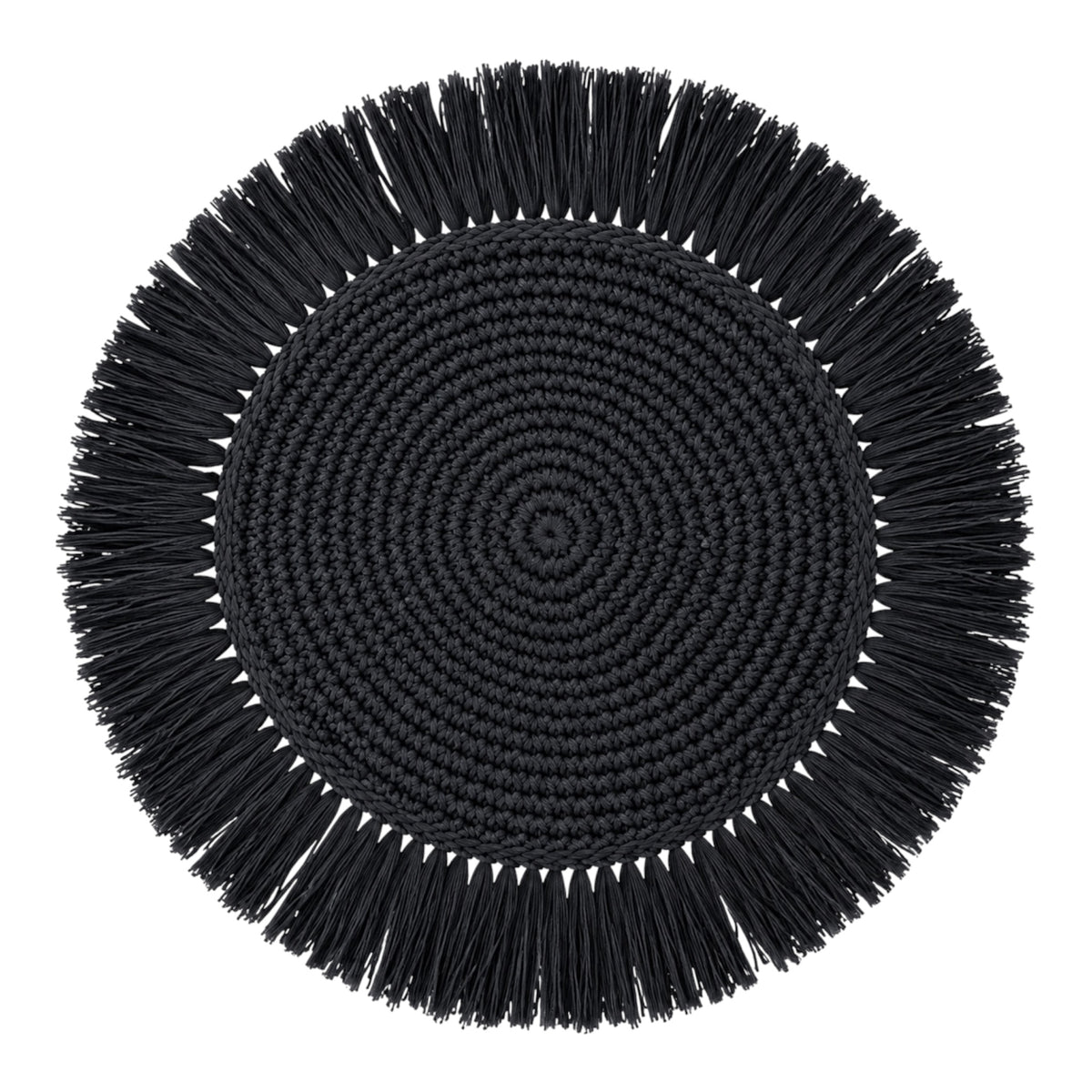 Crocheted placemat