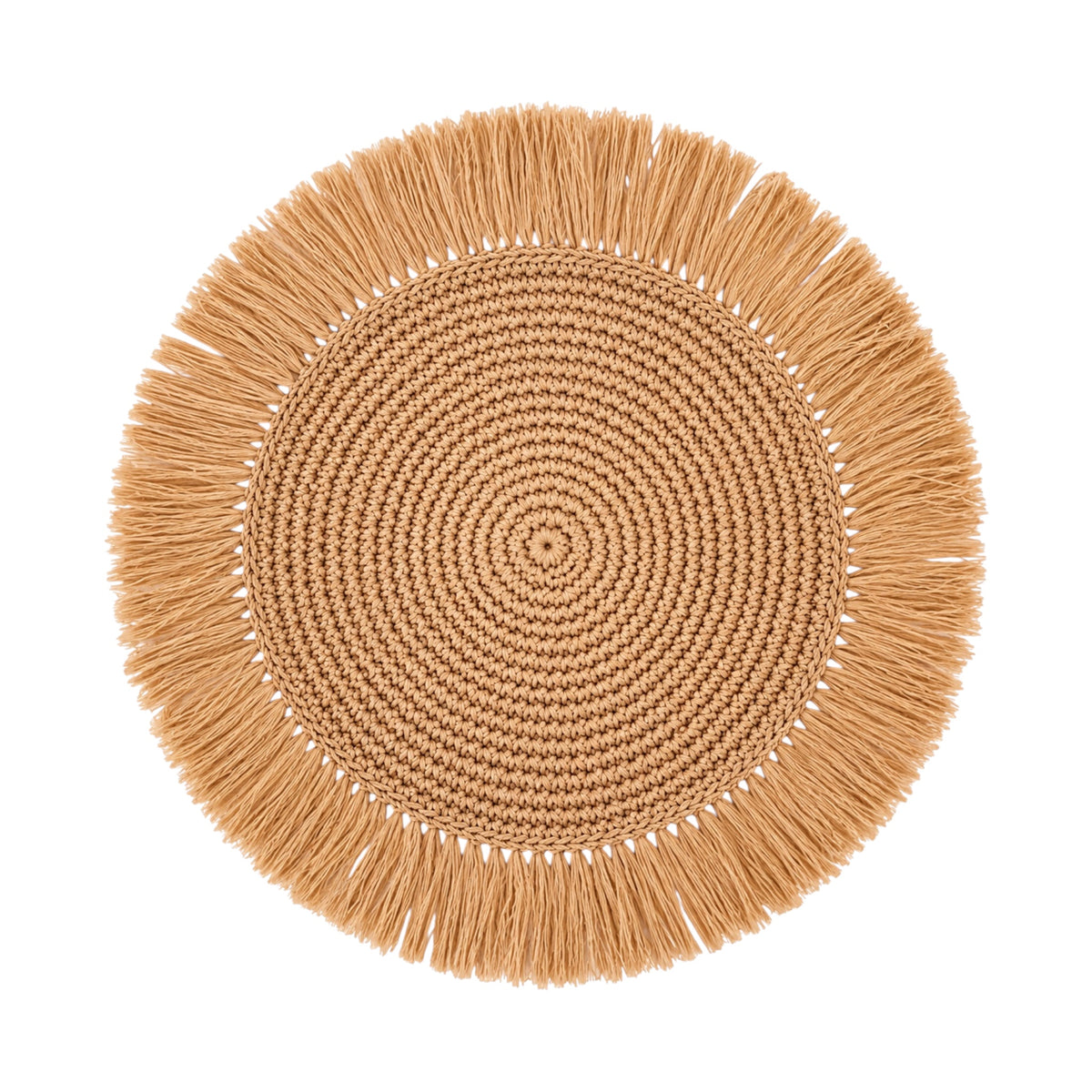 Crocheted placemat