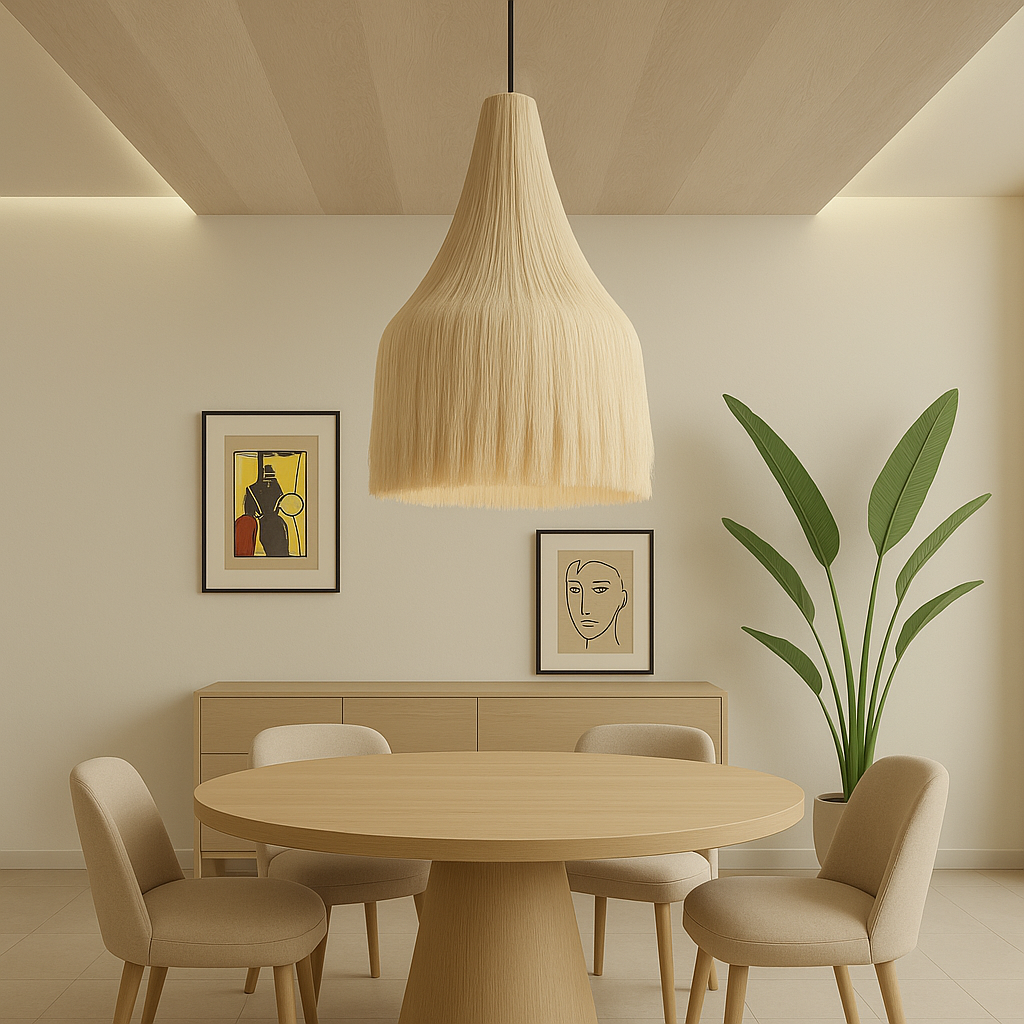 Pantalla colgante de algodón fino CARACOL