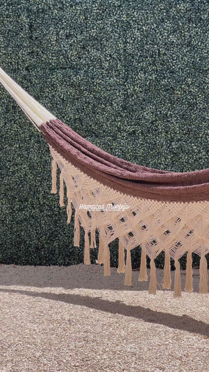 Hamaca de algodón trigal